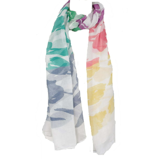 hot sale Water Colour Tulip Print Large Size beach Scarf
